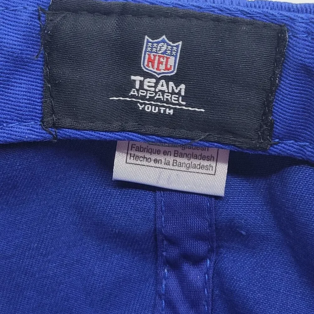 NFL Team Apparel New York Giants Youth Size Adjustable